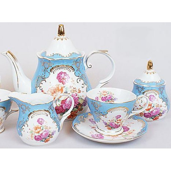 

Чайный сервиз "Gold Tea Blue" 15 предметов 200мл Bona