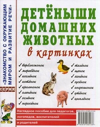 

Детеныши домашних животных в картинках. Наглядное пособие для педагогов, логопедов, воспитателей и родителей (1803510)