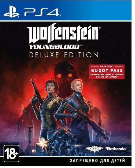 

Диск PlayStation 4 Wolfenstein: Youngblood. Deluxe Edition [Blu-Ray диск]