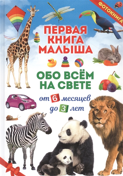 

Первая книга малыша обо всём на свете. От 6 месяцев до 3 лет. Фотокнига