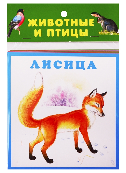 

Животные и птицы. 20 карточек