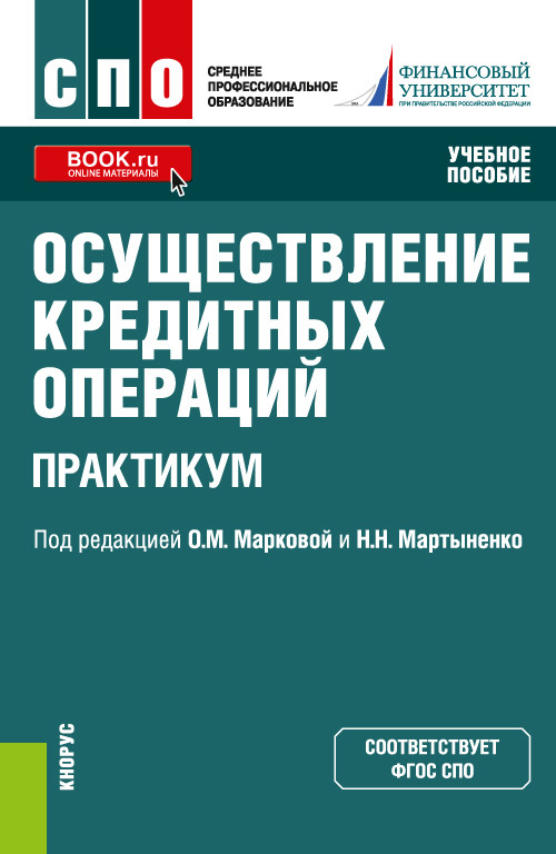 

Осуществление кредитных операций. Практикум. Учебное пособие