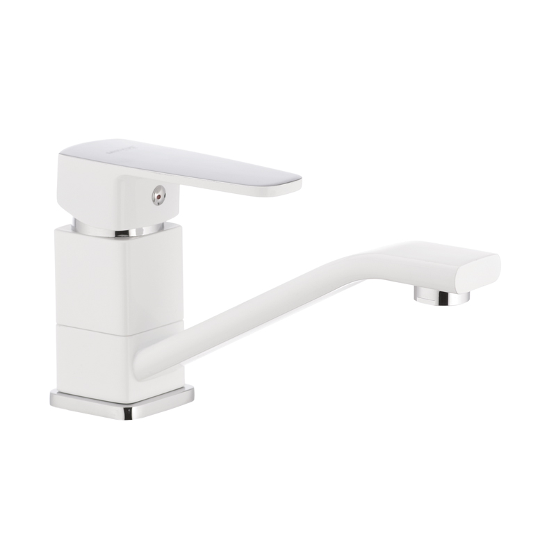 

Смеситель для кухни MIXXUS MISSOURI 555 (излив 15 см) белый (SX70778)