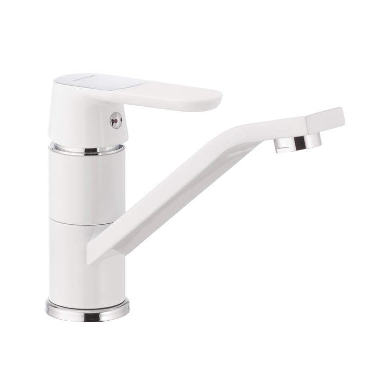 

Смеситель для кухни MIXXUS PREMIUM TIGER 555 (излив 15 см) белый (SX70736)