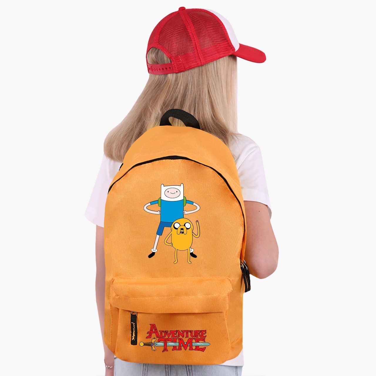 

Рюкзак детский Время Приключений Финнн и Джейк пес (Adventure Time Finn & Jake the dog) (9263-1579) 17 л Оранжевый