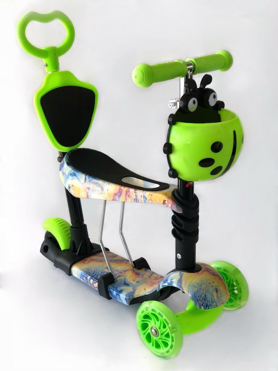 

Самокат-беговел 5 в 1 Scooter Pro PP5 Зеленый