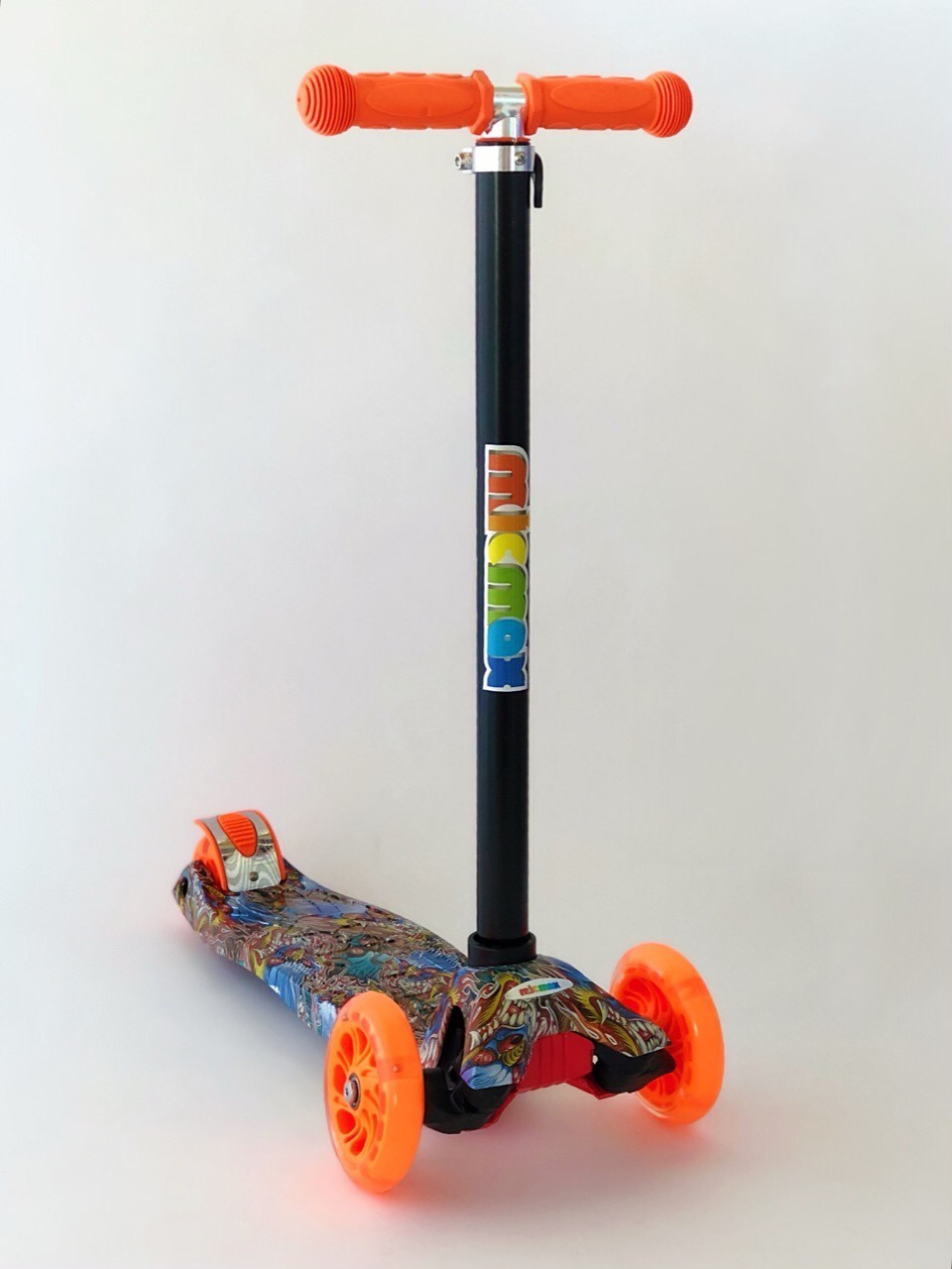 

Самокат детский Scooter Pro с подсветкой колес 030 Оранжевый