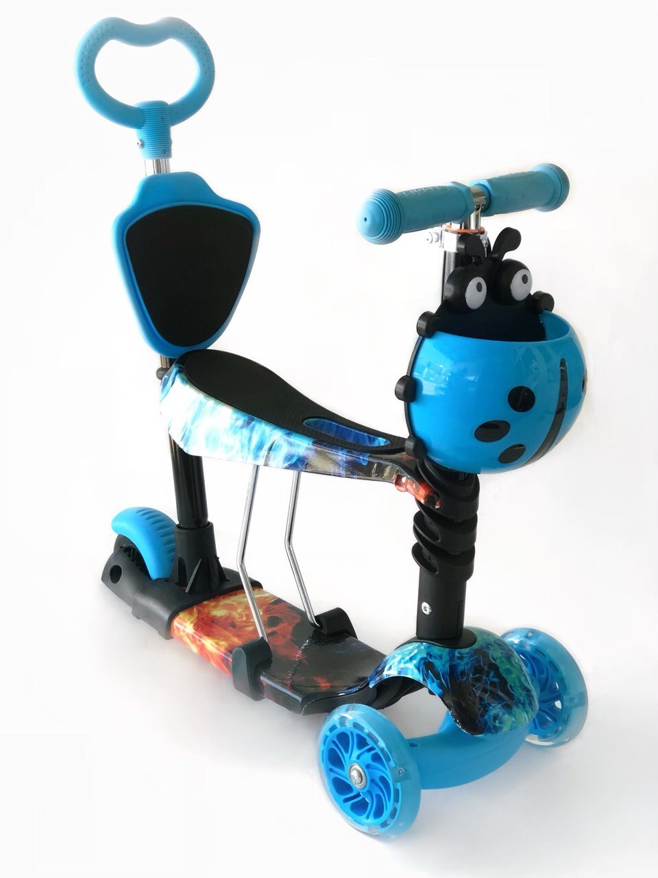 

Самокат-беговел 5 в 1 Scooter Pro PP5 Голубой