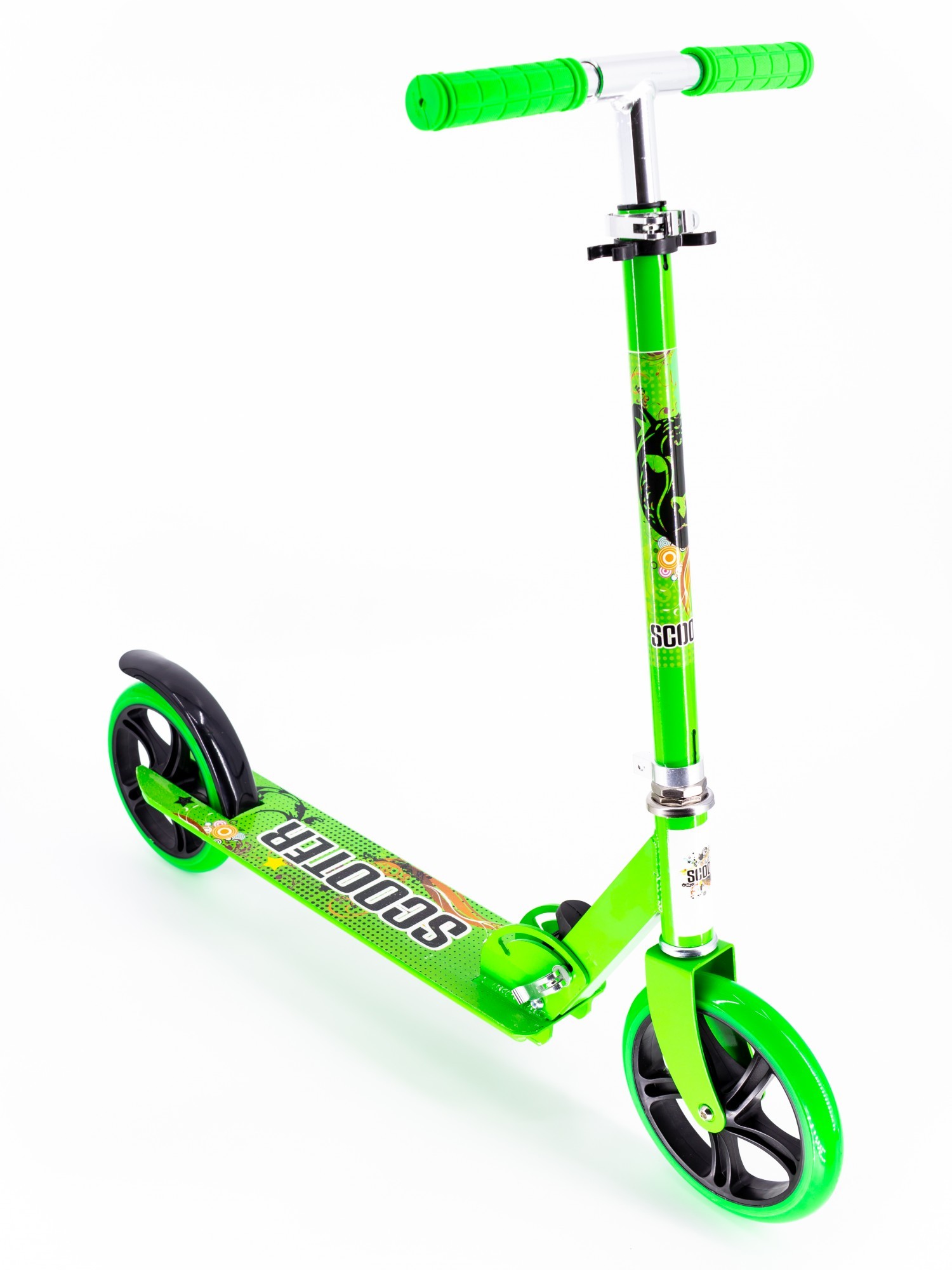

Самокат Scooter 2020 на больших колесах NEW 109B Зеленый