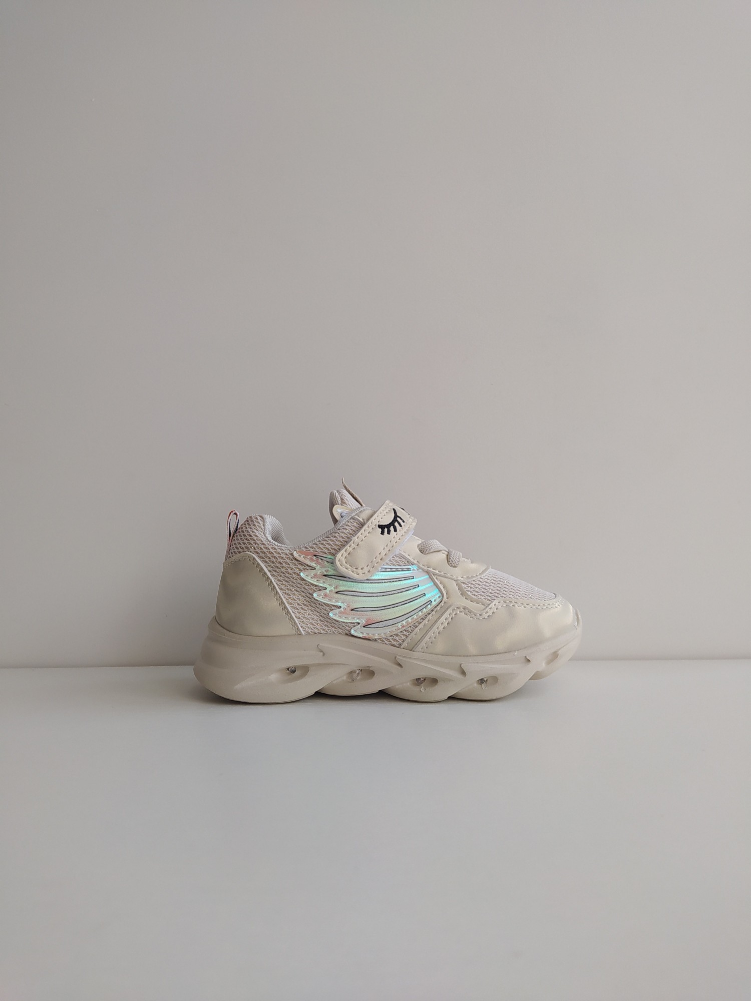 

Детские кроссовки с подсветкой Jong golf 21 р 13,3 см молочный артикул К260