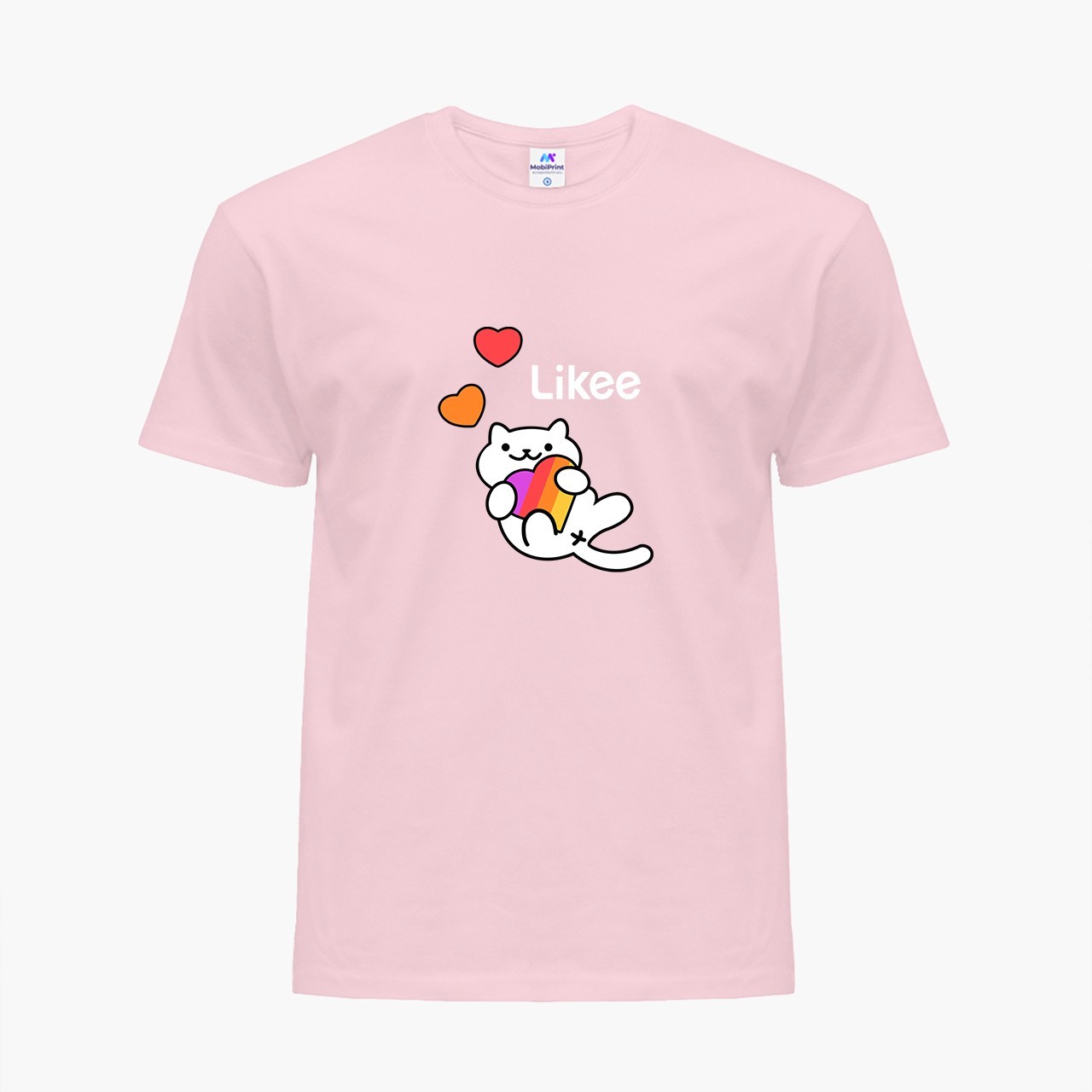 

Детская футболка Лайк Кот (Likee Cat) (25186-1039) 104-110 см Хлопок Голубой