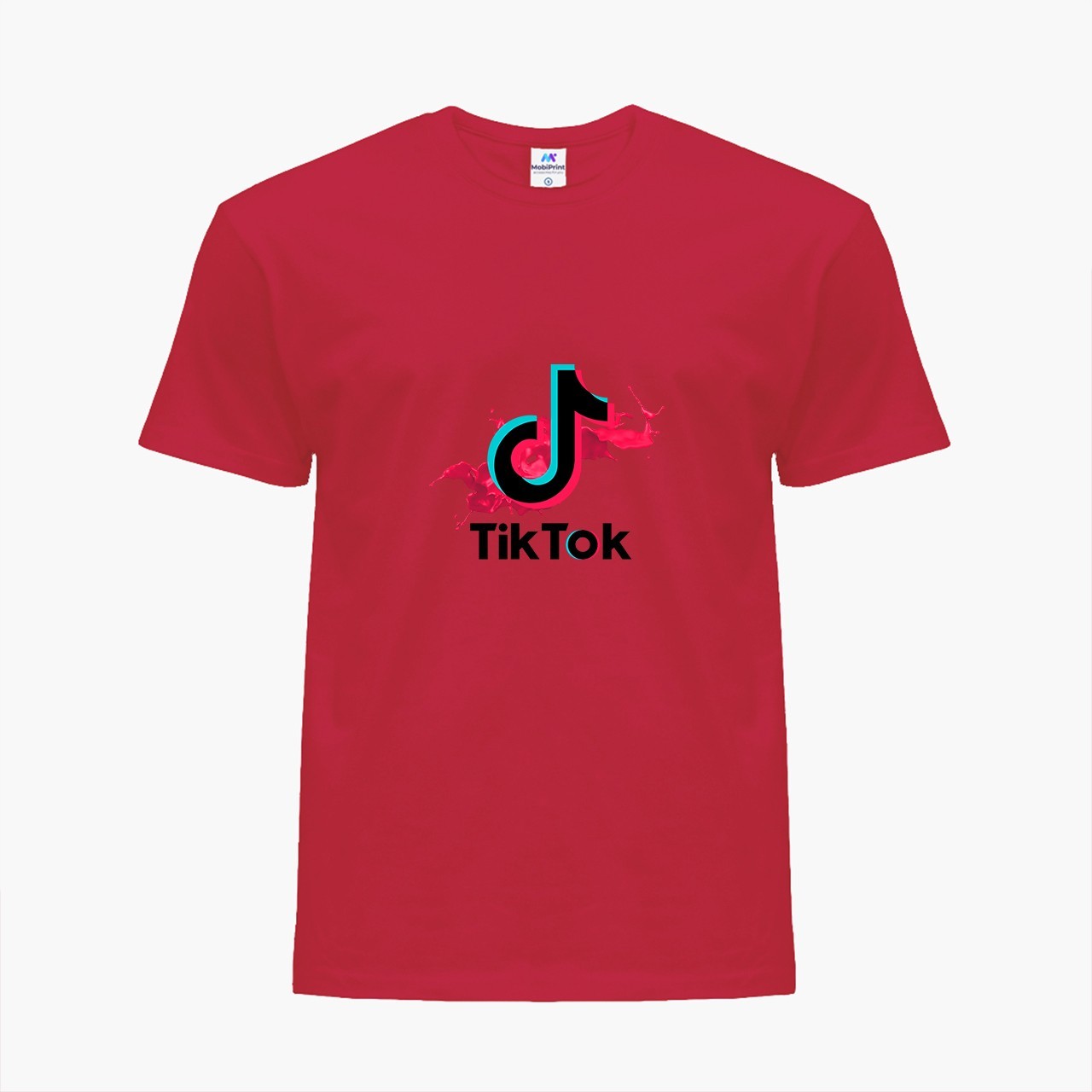 

Детская футболка ТикТок (TikTok) (25186-1943) 158-164 см Хлопок Красный