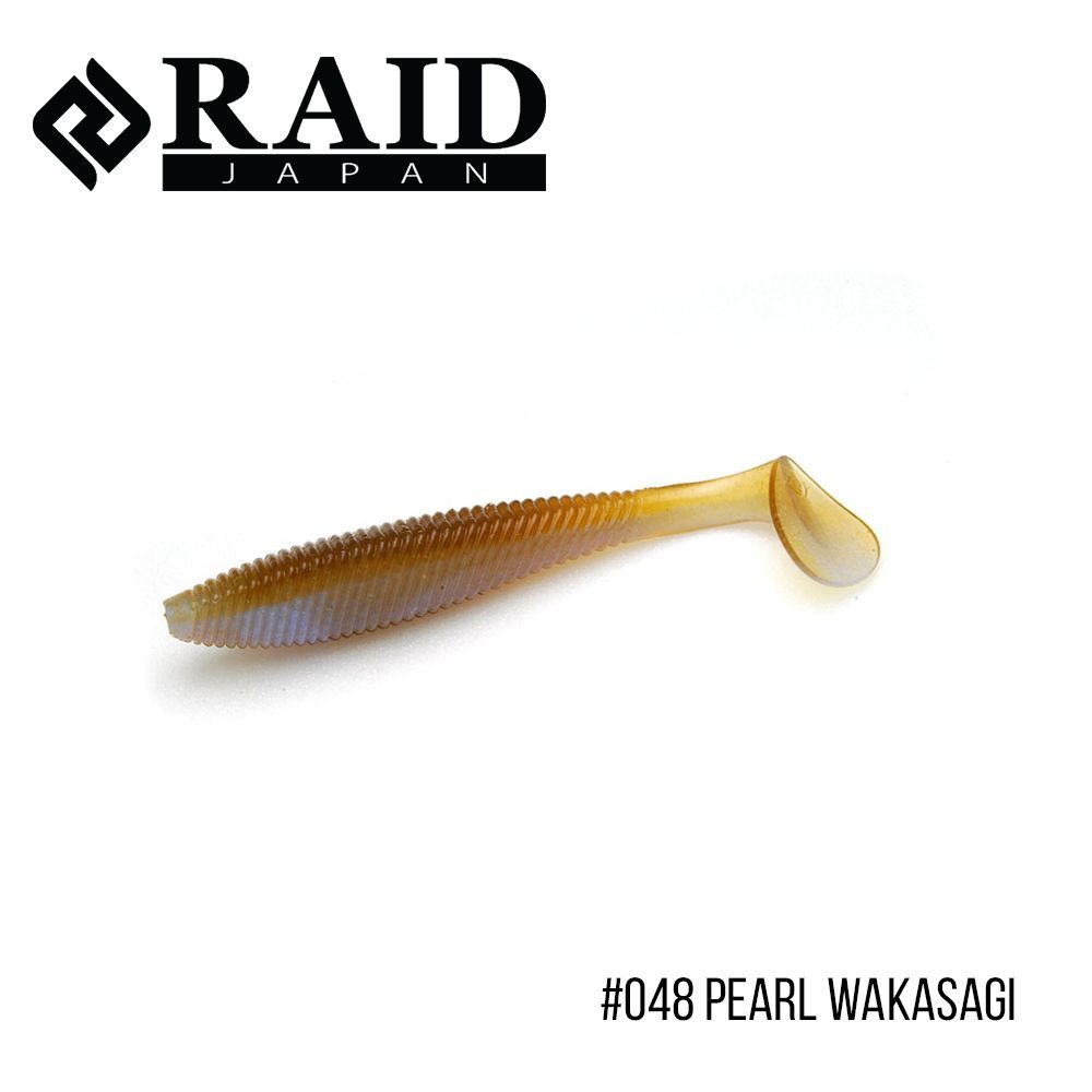 

Виброхвост Raid Full Swing 3.5'' (7шт.) (048 Pearl Wakasagi)