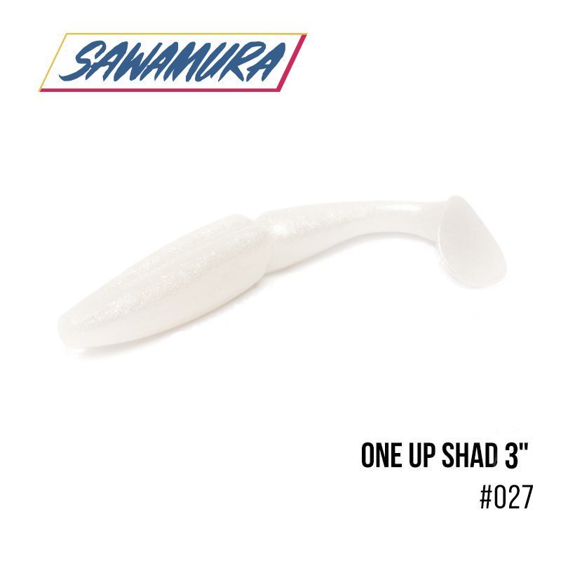

Виброхвост Sawamura One'Up Shad 3'' (7шт.) (027)