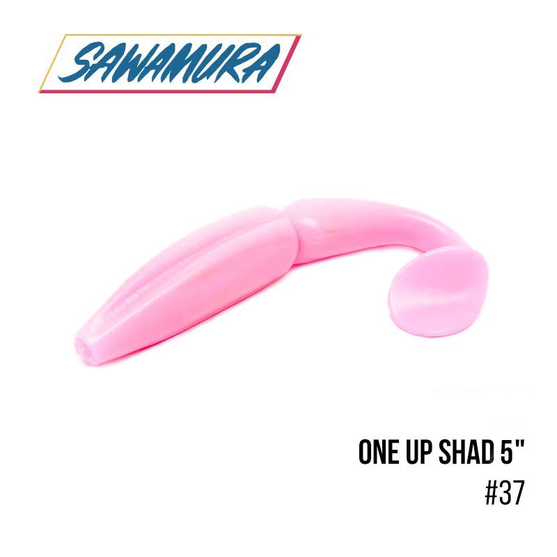 

Виброхвост Sawamura One'Up Shad 5'' (5 шт.) (037)