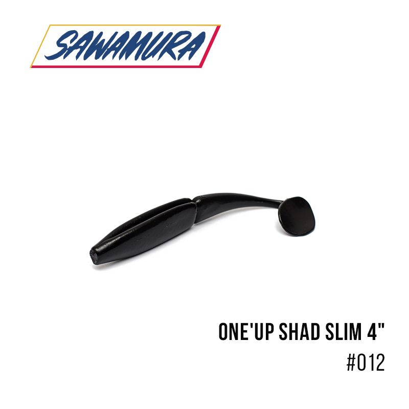 

Виброхвост Sawamura One'Up Shad Slim 4'' (6 шт.) (012)