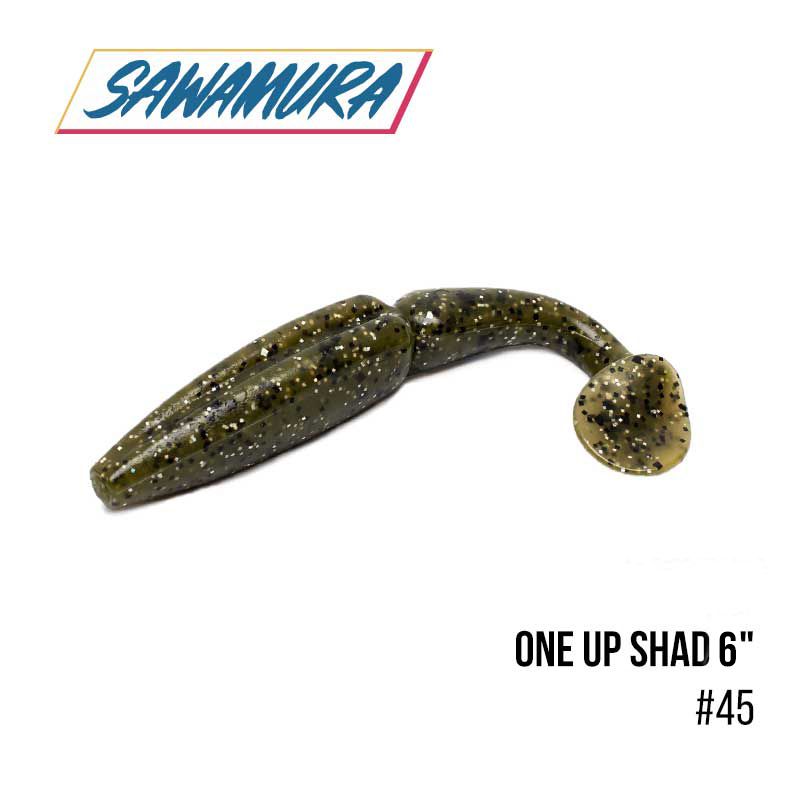 

Виброхвост Sawamura One'Up Shad 6'' (4 шт.) (045)