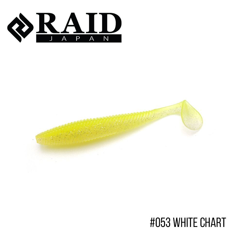 

Виброхвост Raid Full Swing 3.5'' (7шт.) (053 White Chart)