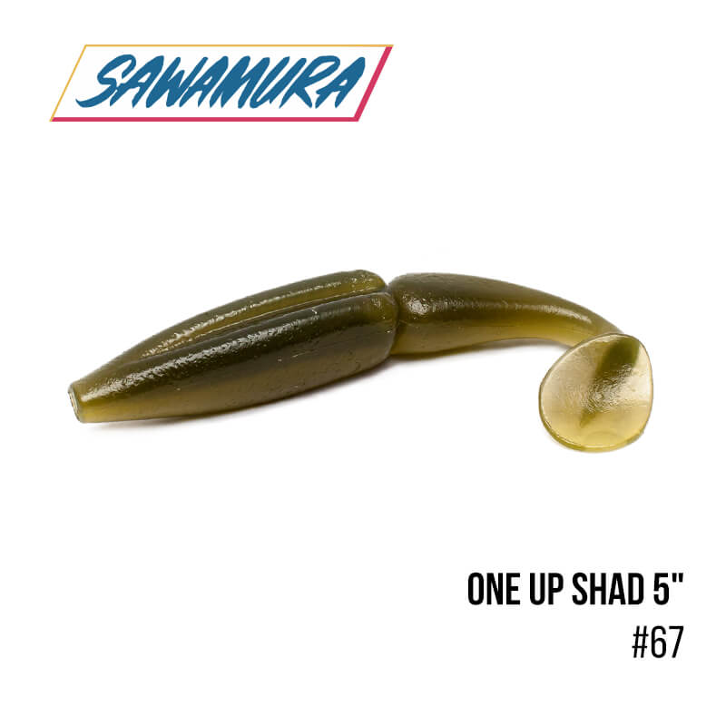 

Виброхвост Sawamura One'Up Shad 5'' (6 шт.) (67)