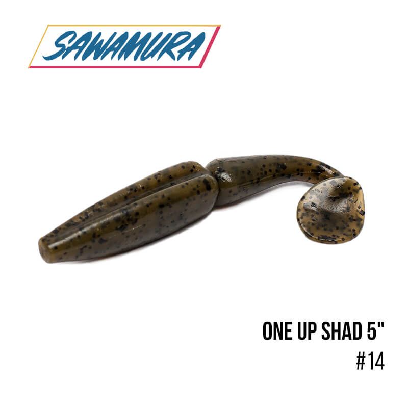 

Виброхвост Sawamura One'Up Shad 5'' (6 шт.) (14)