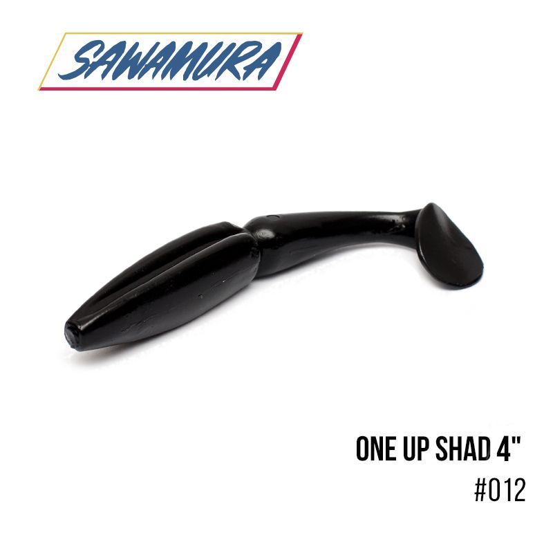 

Виброхвост Sawamura One'Up Shad 4'' (6 шт.) (012)