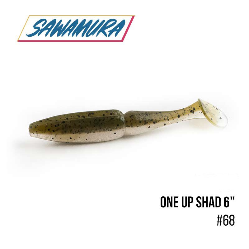 

Виброхвост Sawamura One'Up Shad 6'' (4 шт.) (068)