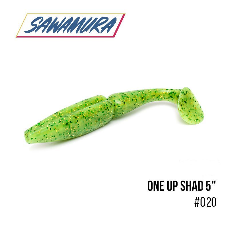 

Виброхвост Sawamura One'Up Shad 5'' (5 шт.) (020)