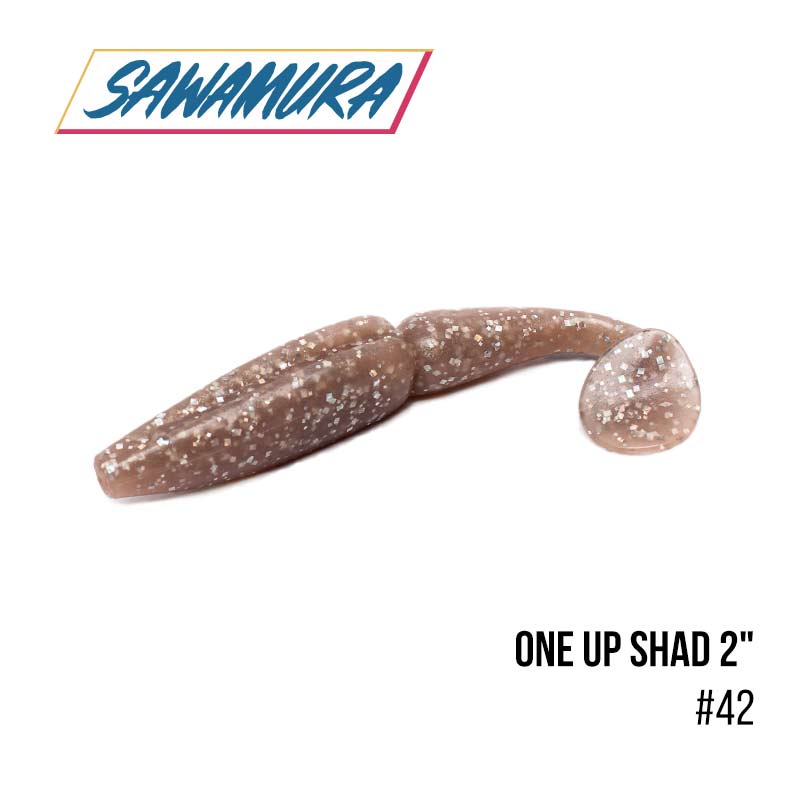 

Виброхвост Sawamura One'Up Shad 2'' (10шт.) (42)