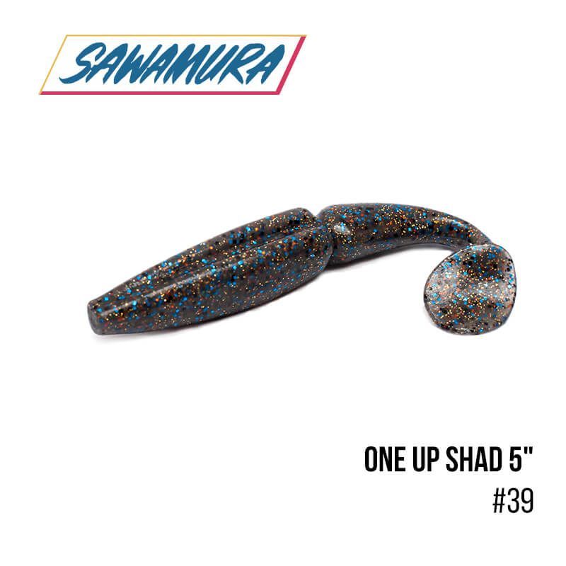 

Виброхвост Sawamura One'Up Shad 5'' (6 шт.) (39)