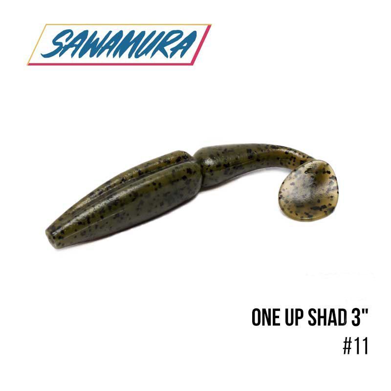 

Виброхвост Sawamura One'Up Shad 3'' (7шт.) (011)