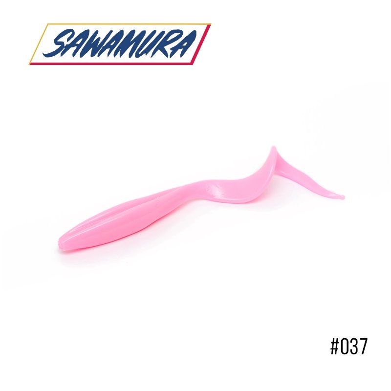 

Твистер Sawamura One'Up Curly 3.5'' (6 шт.) (037)