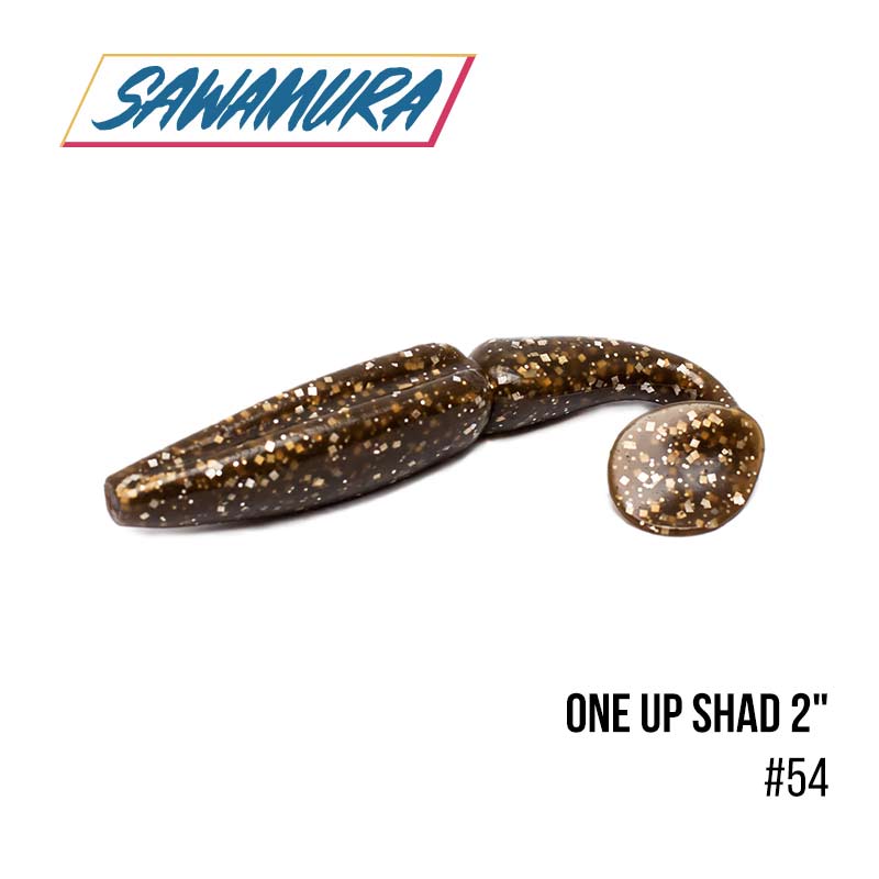 

Виброхвост Sawamura One'Up Shad 2'' (10шт.) (54)