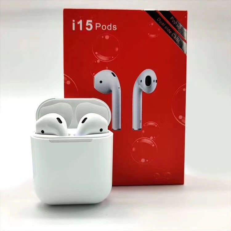 

Наушники беспроводные блютуз в кейсе i15 TWS 5.0 + EDR сенсорные Белый: White