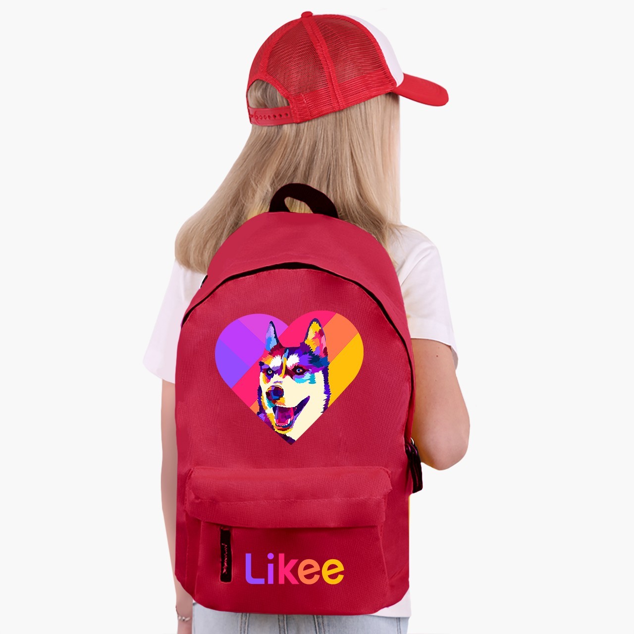 

Рюкзак детский Лайк Лайка (Likee Laika) (9263-1598) 17 л Красный