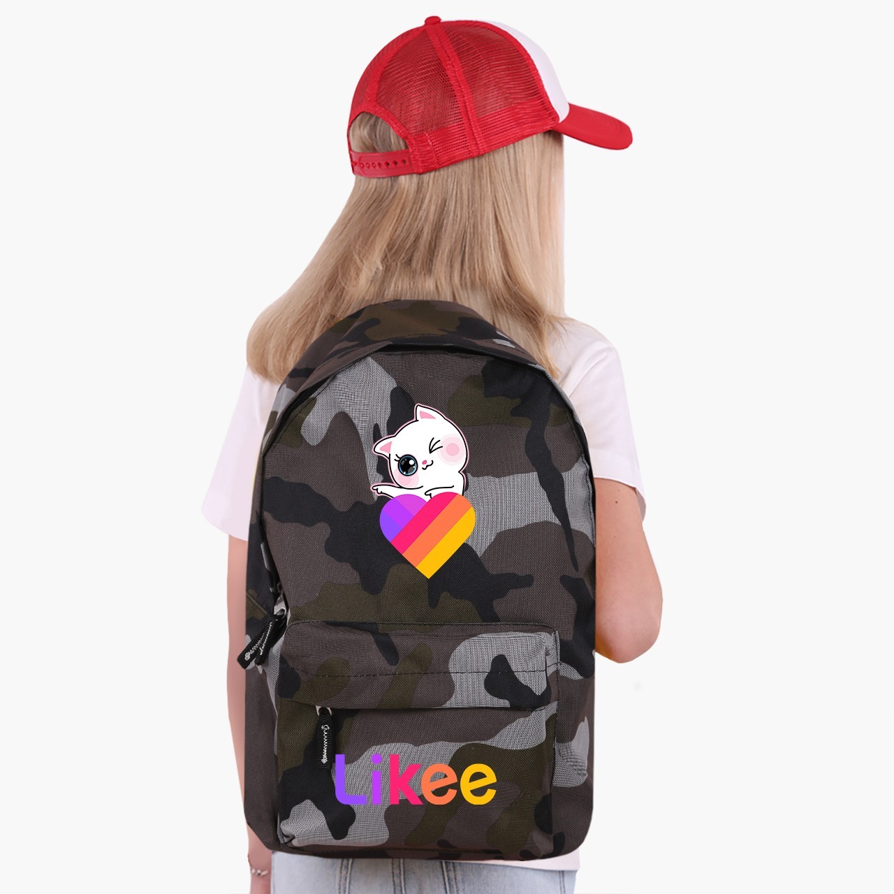 

Рюкзак детский Лайк Кот (Likee Cat) (9263-1595) 17 л Камуфляж