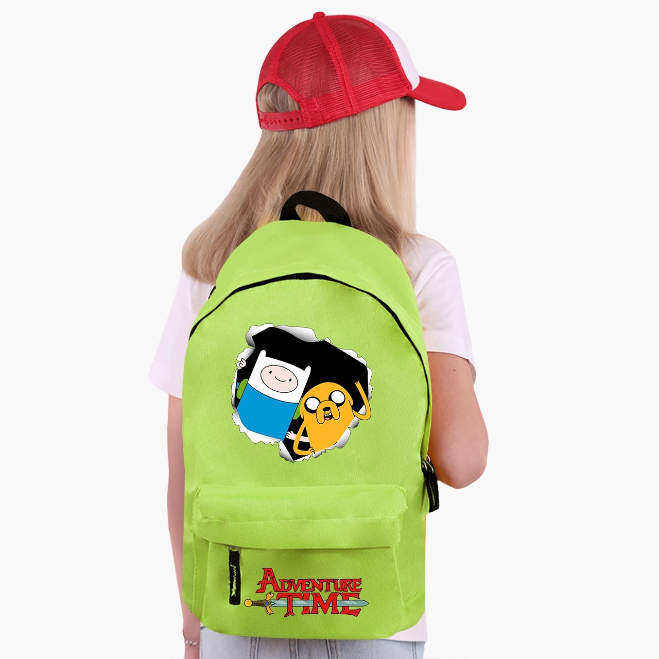 

Рюкзак детский Время Приключений Финнн и Джейк пес (Adventure Time Finn & Jake the dog) (9263-1581) 17 л Салатовый