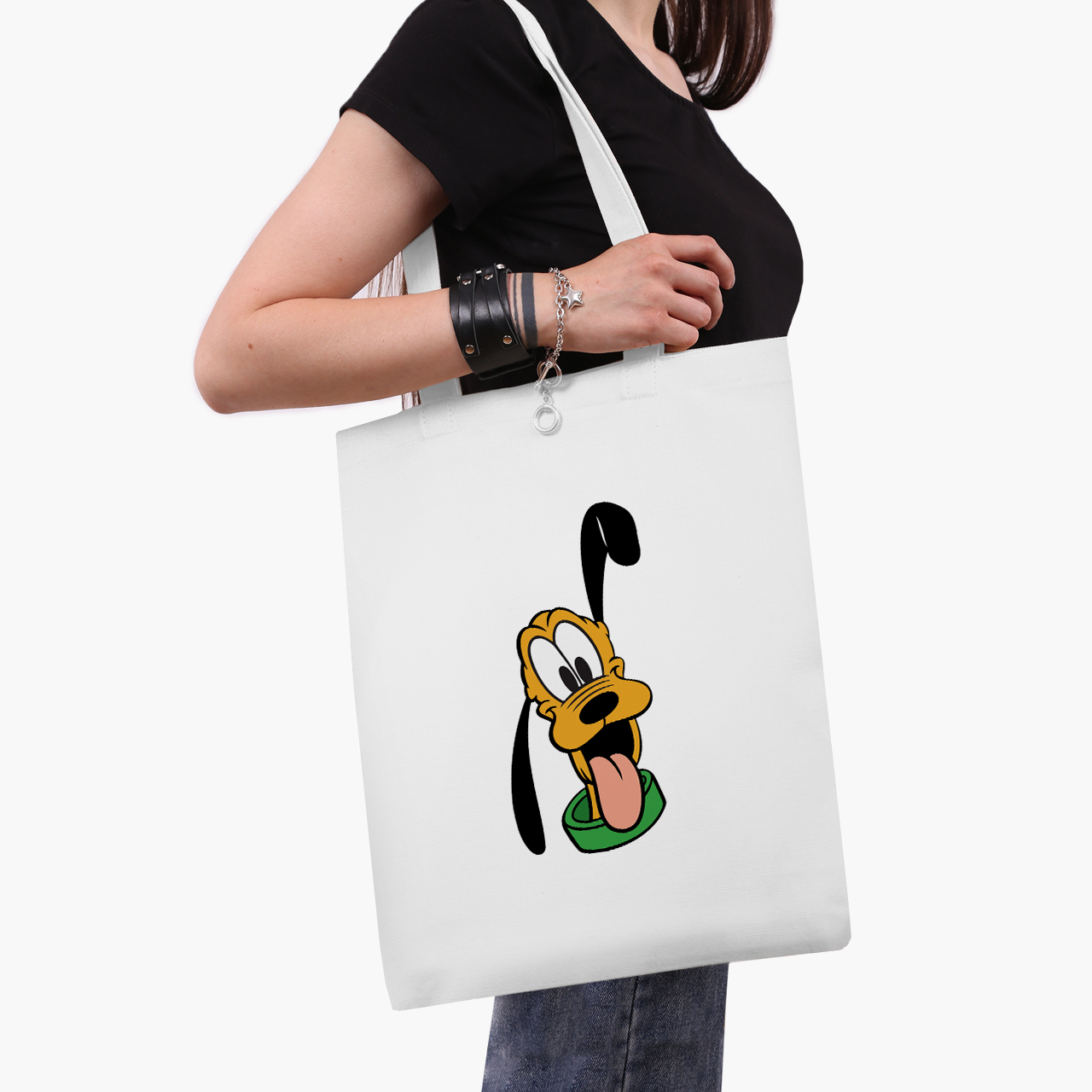 

Эко сумка шоппер Луни Тюнз Гуфи (Looney Tunes Goofy) (9227-2888) 41x35 см Белый