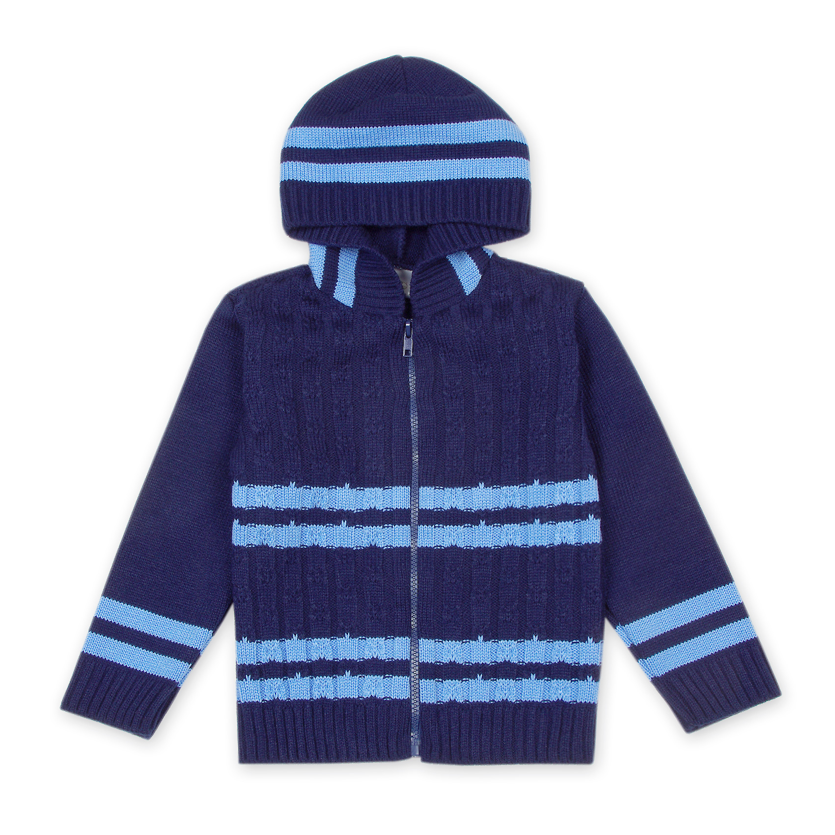 

Жакет с капюшоном Дайс Blue 5 - 6 лет 110 - 116 см синий 0158