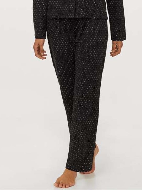 

Пижамные брюки H&M 9186432sm XL Черный/В звезды