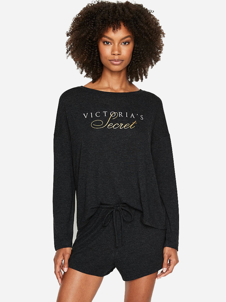 

Пижама Victoria's Secret 203364939  Черная, Пижама Victoria's Secret 203364939 XS Черная