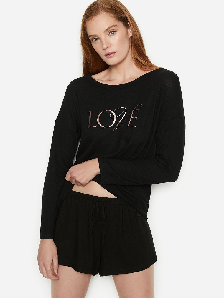 

Домашний костюм Victoria's Secret 369947820 S Черный
