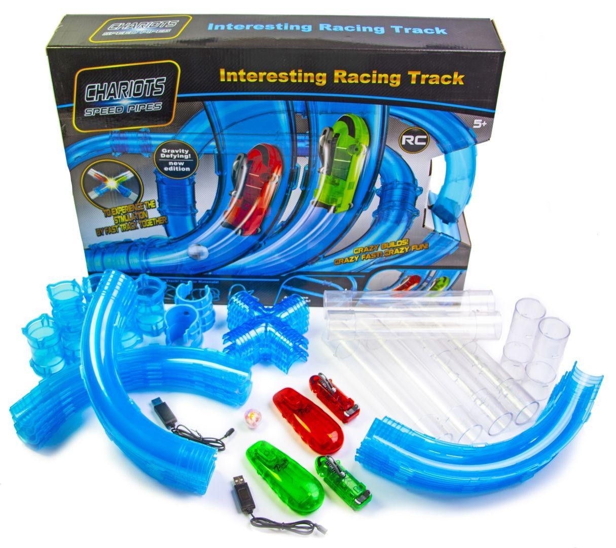 

Игровой набор автотрек в трубе CHARIOTS SPEED PIPES 55 деталей (1275406795)
