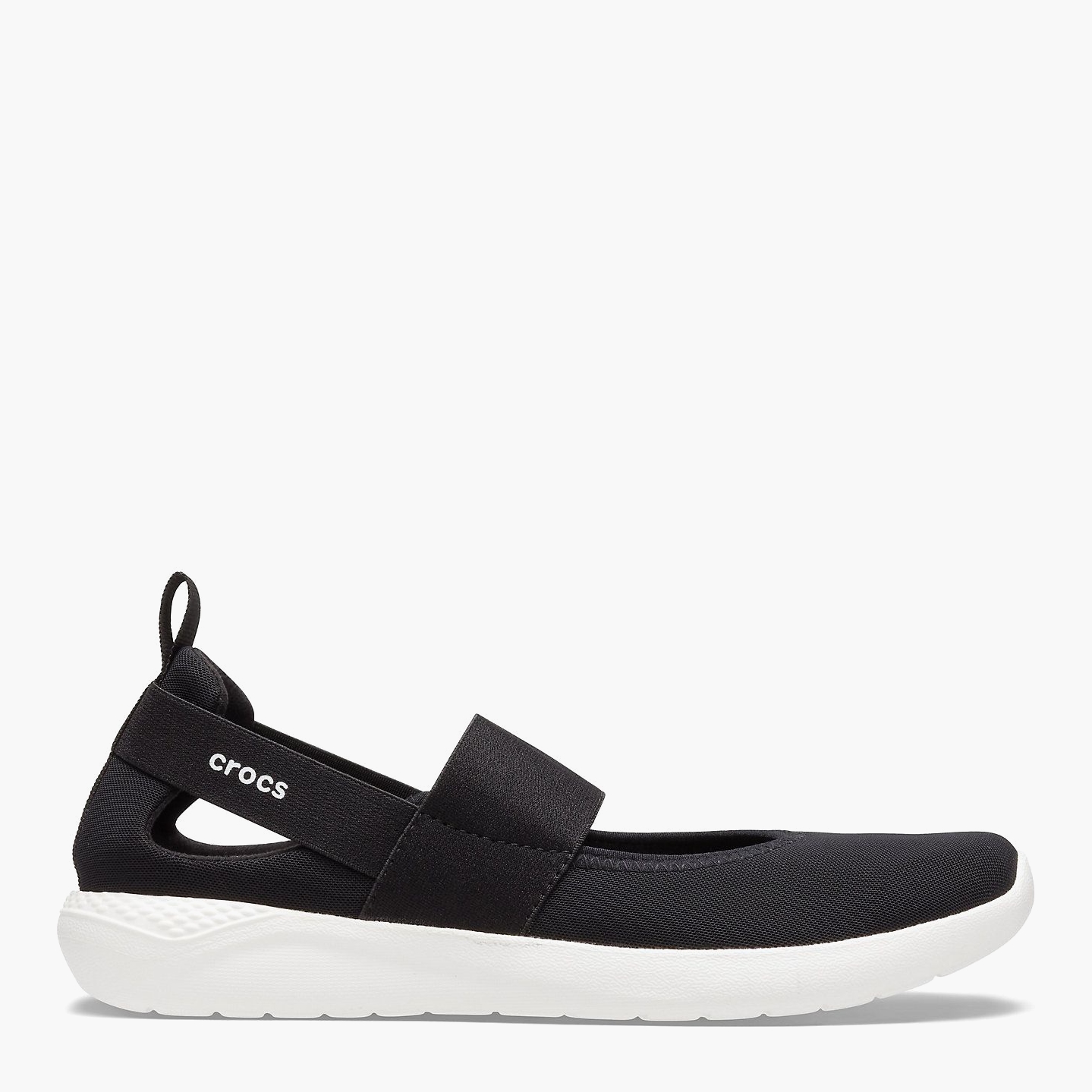 

Слипоны Crocs Literide Mary Jane W Black/White Relaxed Fit 206082-066-W5 34-35 22.1 см
