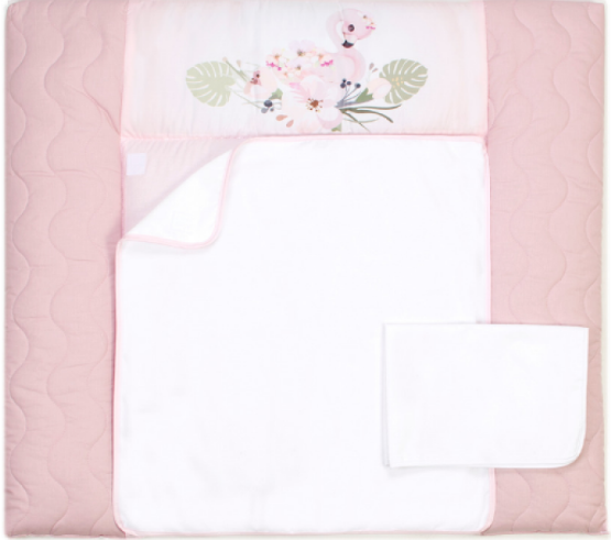 

Пеленальный матрасик Baby Veres Flamingo pink 72х80 см