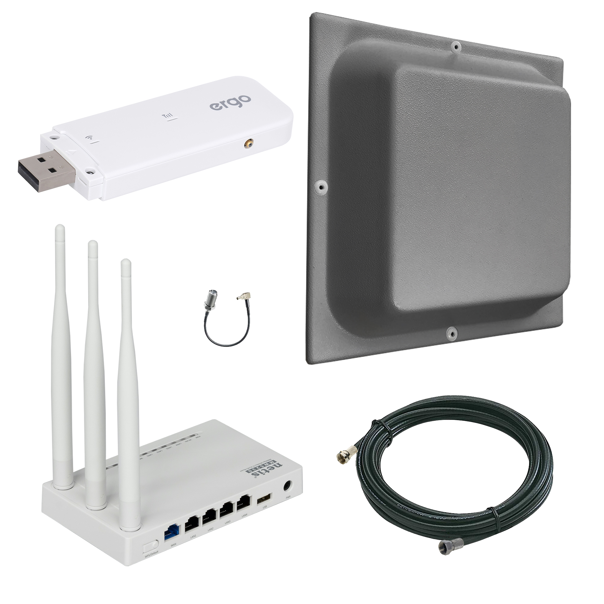 

Готовий 4G WiFi комплект HomeWiFix2 Kit MIMO інтернет в Село (інтернет під ключ)