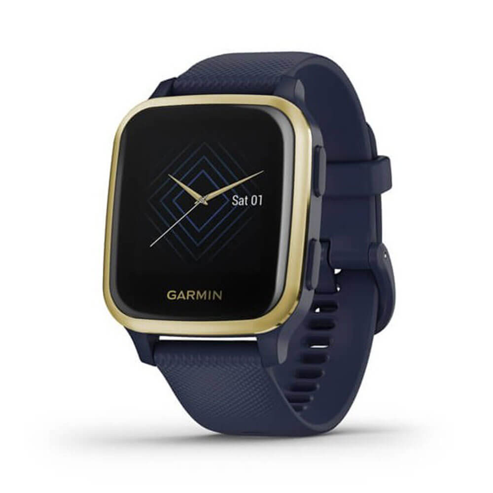 

Cмарт-часы GARMIN Venu SQ Music Navy/Light Gold