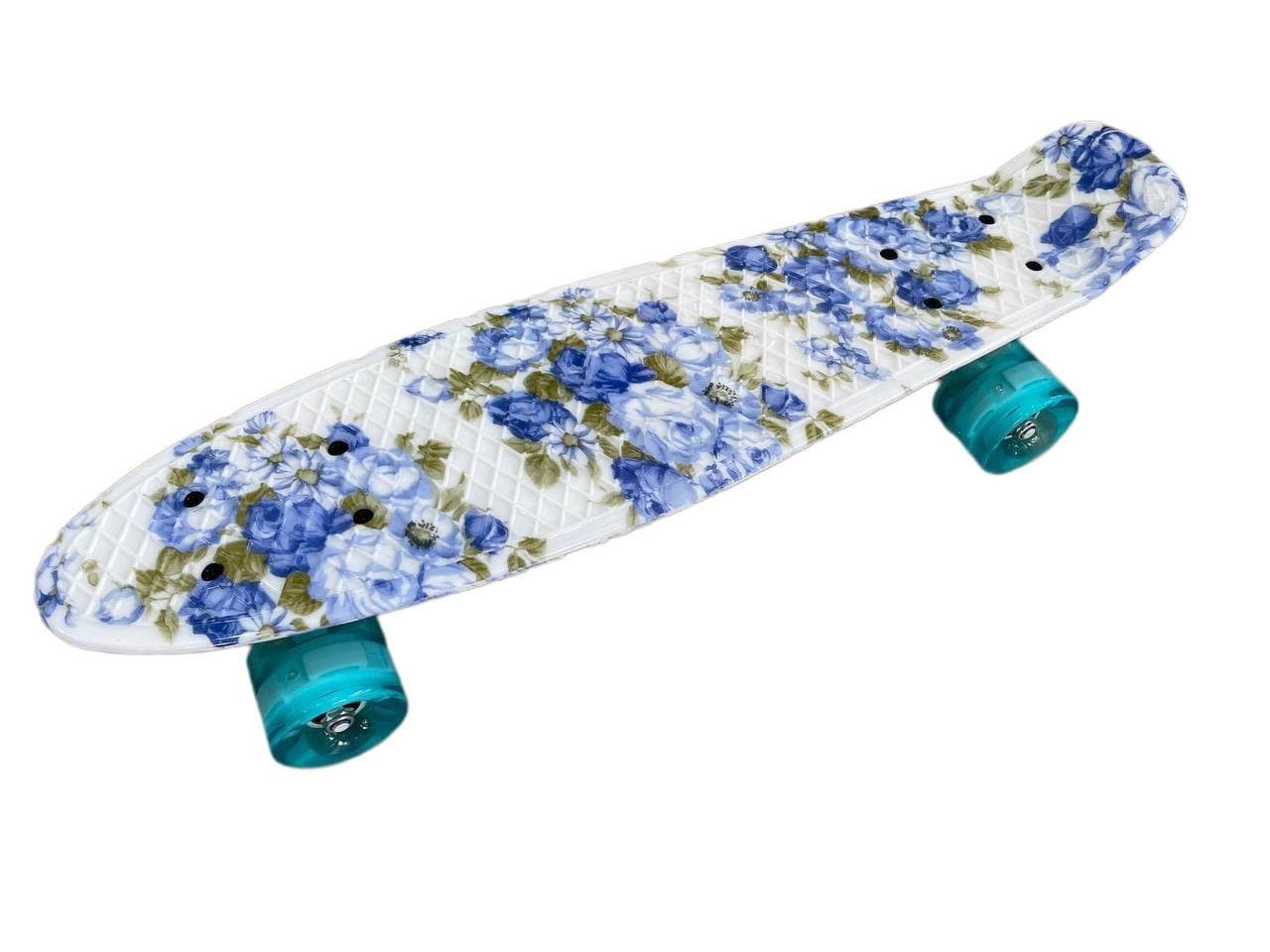 

Пенниборд (Скейт, круизер) Penny Board 56*15см, Расцветка: Цветы