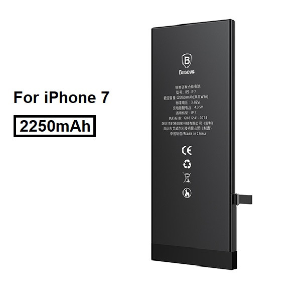 

Аккумулятор Baseus для Apple iPhone 7 Усилений 2250 mAh (гарантія 6 міс.) Original PRC