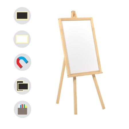 

Детская двухсторонняя ​доска для рисования, мольберт 3в1 ТМ Graisya ( Грайся )