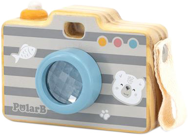 

Деревянная игрушка Viga Toys PolarB Фотоаппарат с калейдоскопом (44034)